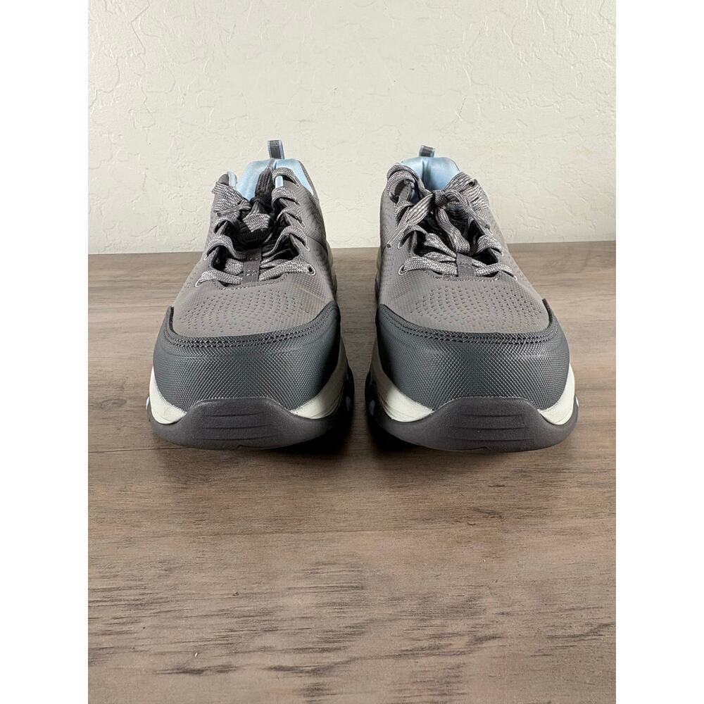 Skechers Trego Gray Blue Comp Toe Safety Shoes Women's Size 7.5 EU 37.5 NWOB‎ - Picture 3 of 9